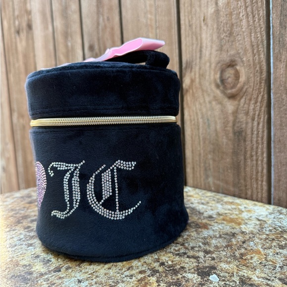 Juicy Couture Velvet Cylinder Cosmetic Bag - Picture 2 of 11